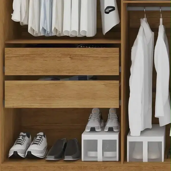 Guarda-Roupa Coliseu 2,20 m com 6 Portas e 4 Gavetas — miniatura 5