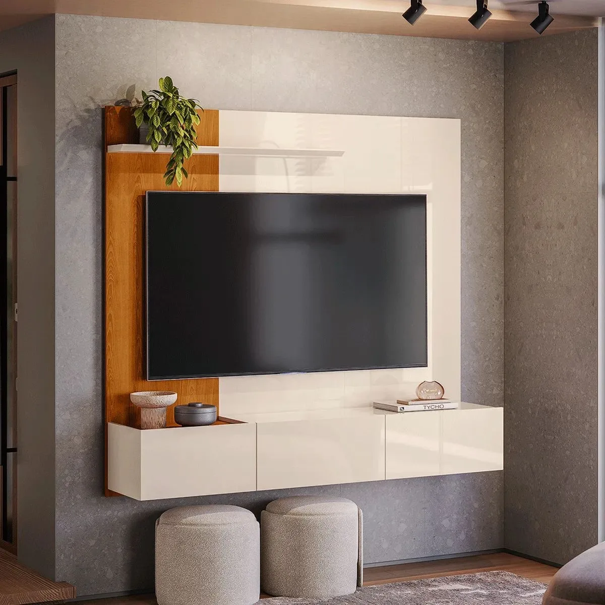 Painel Astro TV até 65, 3 Portas – Madetec