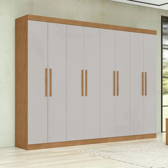 Guarda-Roupa Andara 2,36 m com 8 Portas e 4 Gavetas