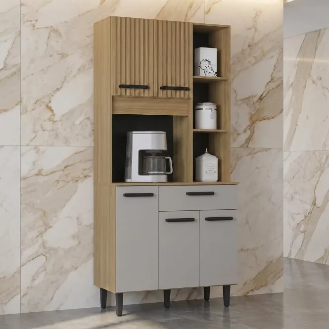Cozinha Malu 80 cm – 5 Portas e 1 Gaveta
