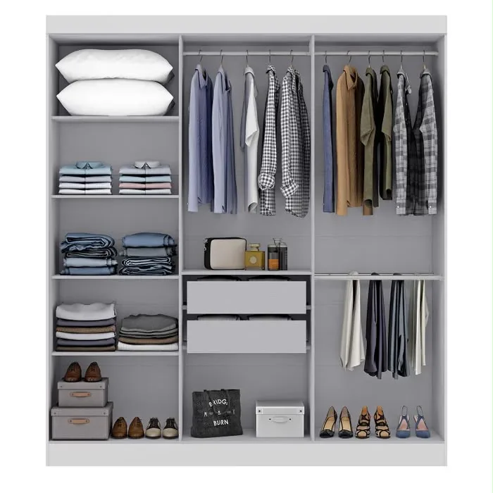 Guarda-Roupa Recife 1,80 m com 6 Portas e 2 Gavetas — miniatura 3