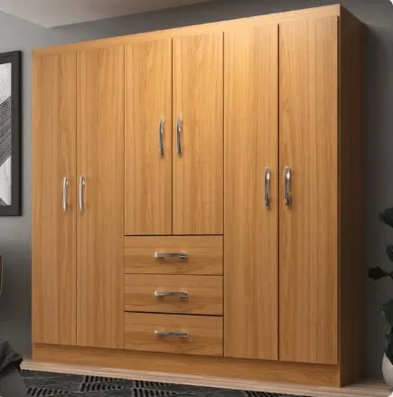 Guarda-Roupa Sevilha 1,50 m com 6 Portas e 3 Gavetas — miniatura 3