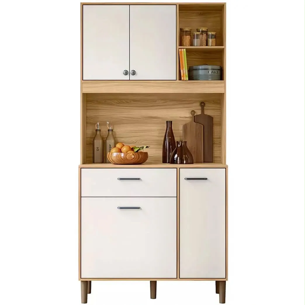 Armário de Cozinha Erva Doce 90 cm – 4 Portas e 1 Gaveta