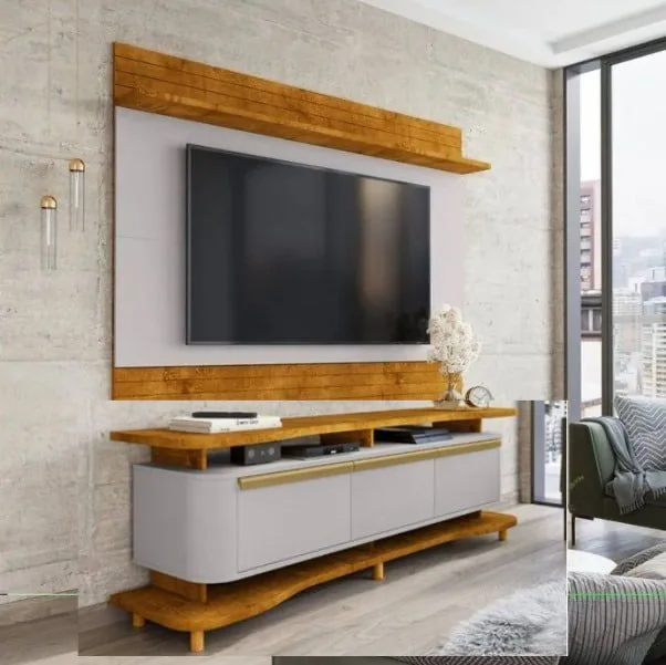 Kit Painel Icaraí + Rack Guarapari 1,80 TV 75 – Bechara